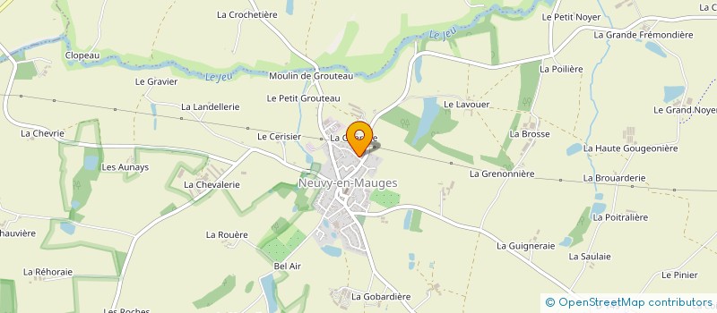 localisation de l'entreprise DECOLLETAGE DES MAUGES  CHEMILLE-EN-ANJOU