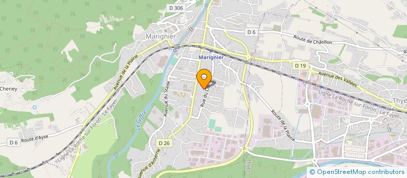 localisation de l'entreprise DECOLLETAGE SGRO & ASSOCIES à MARIGNIER