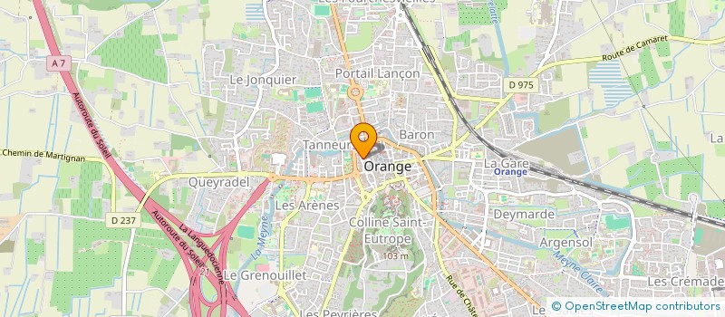 localisation de l'entreprise DECOLLEZ VOUS à ORANGE