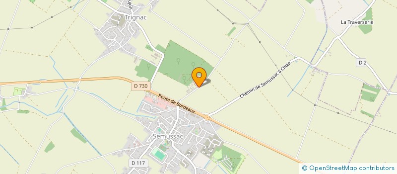 localisation de l'entreprise DECOLO GT  SEMUSSAC