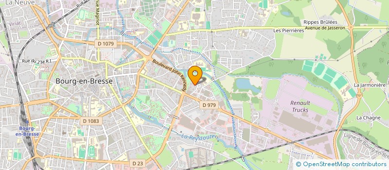 localisation de l'entreprise DECOLOINT'AIN à BOURG-EN-BRESSE