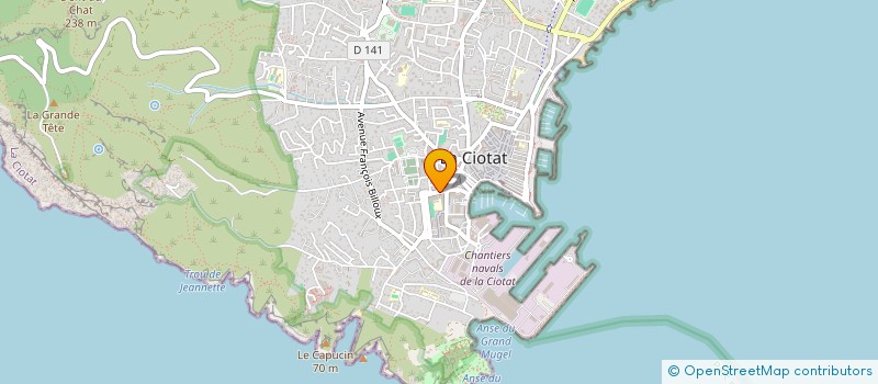 localisation de l'entreprise DECOMARK  LA CIOTAT