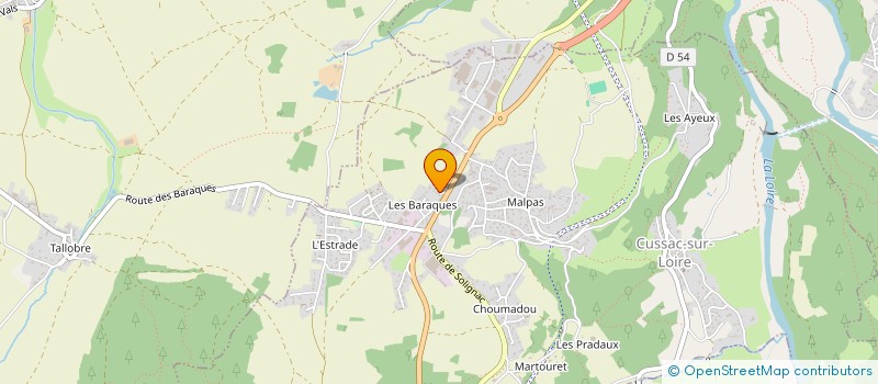 localisation de l'entreprise DECOMATIF  CUSSAC-SUR-LOIRE