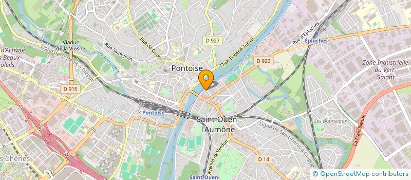 localisation de l'entreprise DECOMBES TRENDWEAR à SAINT-OUEN-L'AUMONE