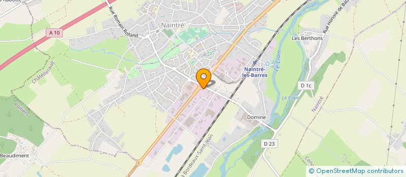 localisation de l'entreprise DECOMICRO à NAINTRE