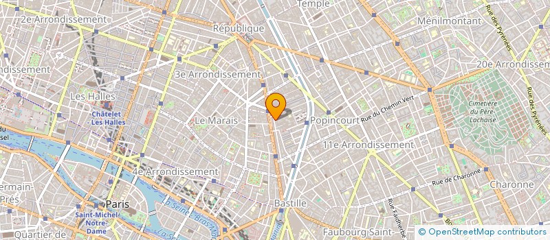 localisation de l'entreprise DECOMMEDIA  PARIS