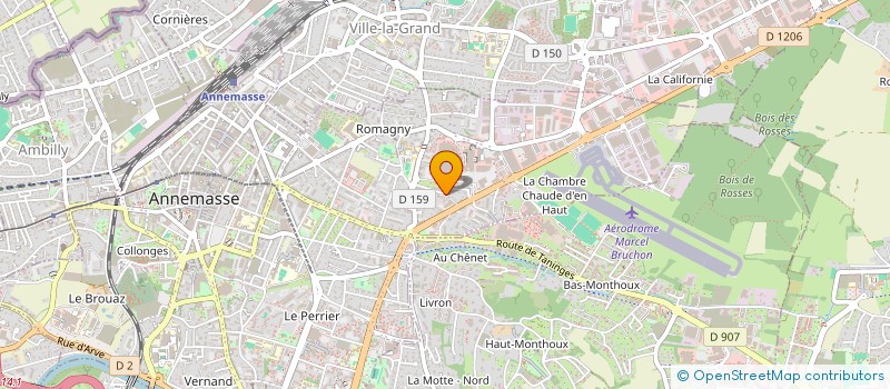 localisation de l'entreprise DECOMOB à ANNEMASSE
