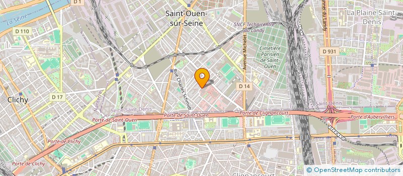 localisation de l'entreprise DECOMURSOL à SAINT-OUEN-SUR-SEINE