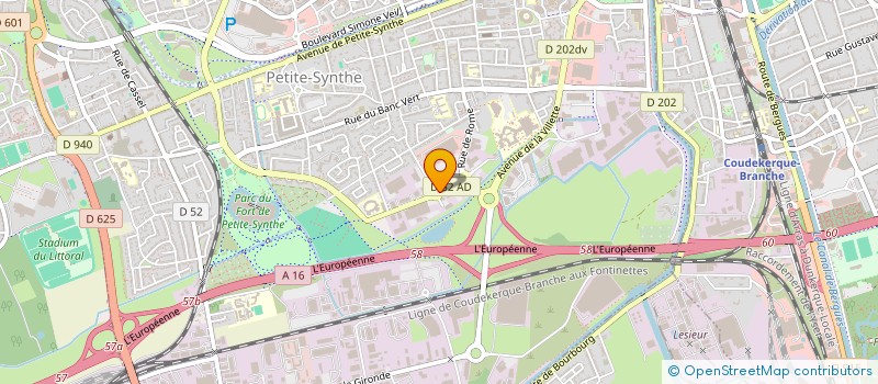 localisation de l'entreprise DECONINCK BENOIST INVESTISSEMENT à DUNKERQUE