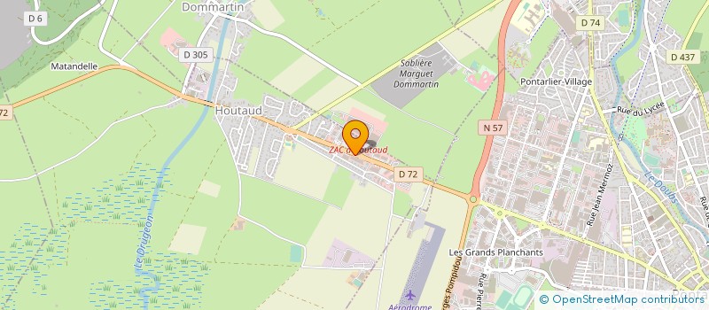 localisation de l'entreprise DECONOMI à HOUTAUD