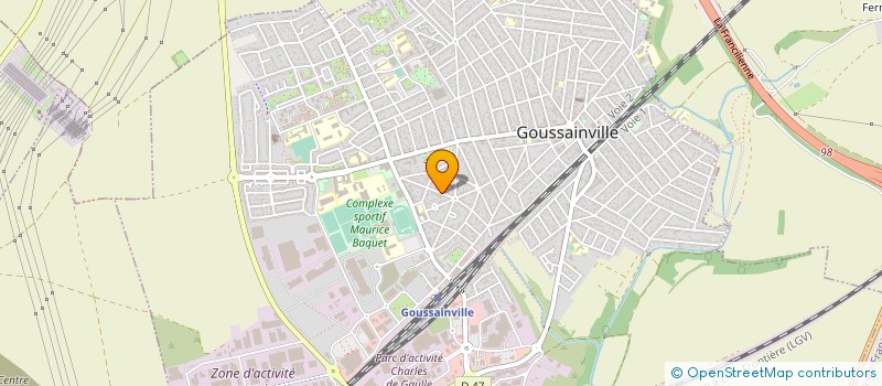 localisation de l'entreprise DECONTADECO à GOUSSAINVILLE