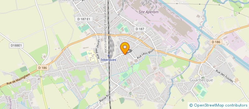 localisation de l'entreprise DECOOPMAN à ISBERGUES