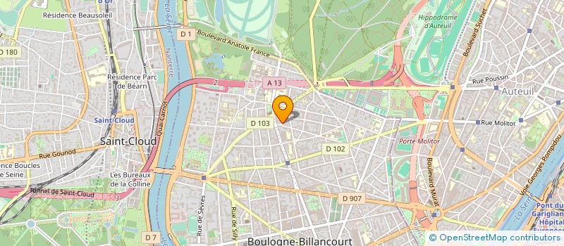 localisation de l'entreprise DECOPARK à BOULOGNE-BILLANCOURT