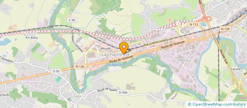 localisation de l'entreprise DECOPLACO  CASTRES