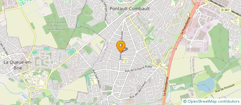localisation de l'entreprise DECOPONT à PONTAULT-COMBAULT