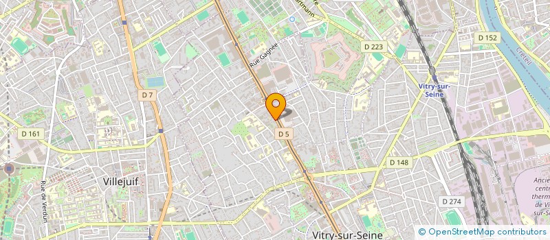 localisation de l'entreprise DECOPOSE  VITRY-SUR-SEINE