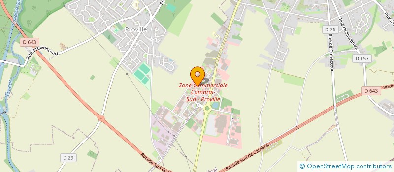 localisation de l'entreprise DECOPUB à PROVILLE