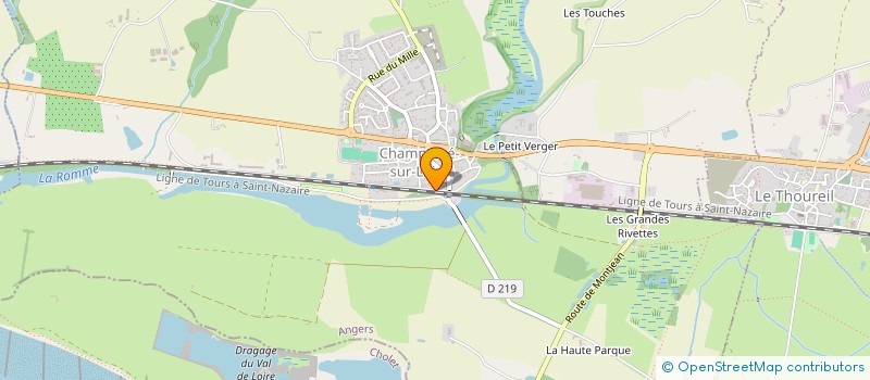 localisation de l'entreprise DECOR 1 MAX  INGRANDES-LE-FRESNE-SUR-LOIRE