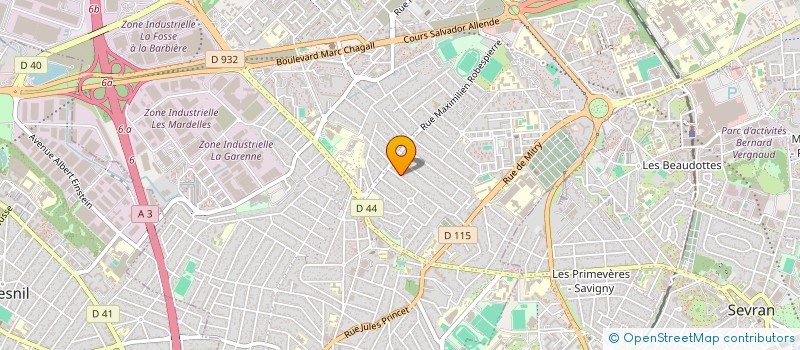 localisation de l'entreprise DECOR 2000 à AULNAY-SOUS-BOIS