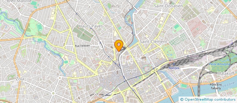 localisation de l'entreprise DECOR 79 à NANTES
