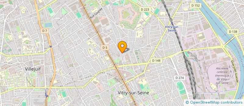 localisation de l'entreprise DECOR à VITRY-SUR-SEINE