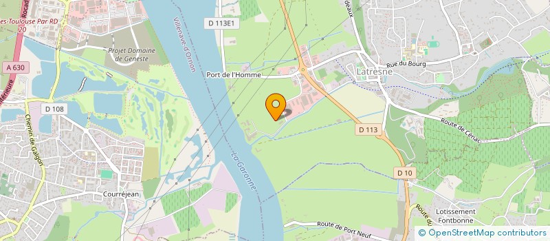 localisation de l'entreprise DECOR'ACIER  LATRESNE