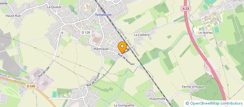 localisation de l'entreprise DECOR ACTION  TEMPLEUVE-EN-PEVELE