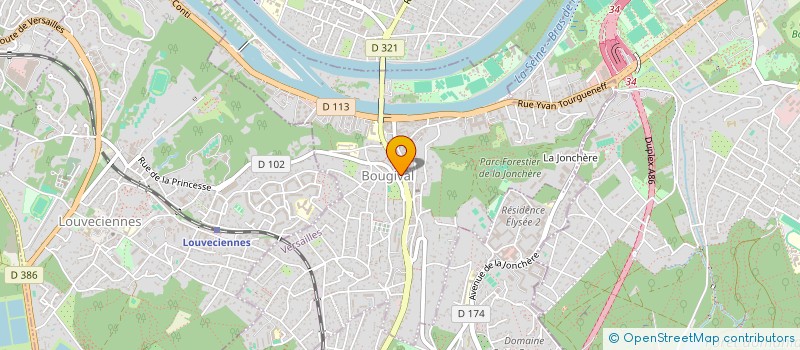 localisation de l'entreprise DECOR AMS  BOUGIVAL