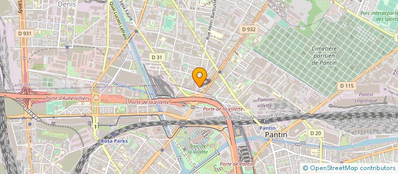 localisation de l'entreprise DECOR BAT  AUBERVILLIERS