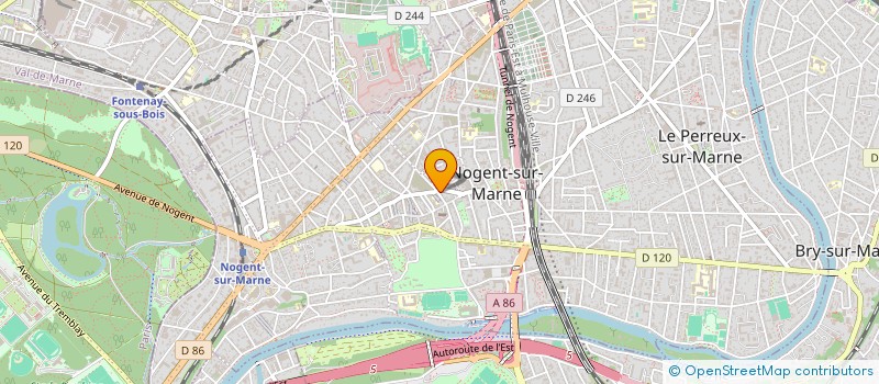 localisation de l'entreprise DECOR - CUISINES à NOGENT-SUR-MARNE