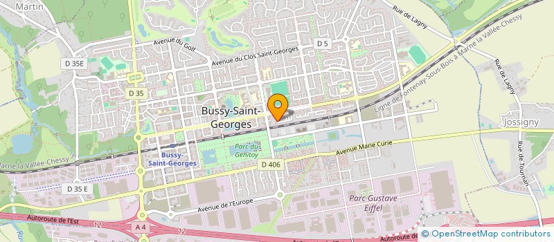 localisation de l'entreprise DECOR D'ANGKOR  BUSSY-SAINT-GEORGES