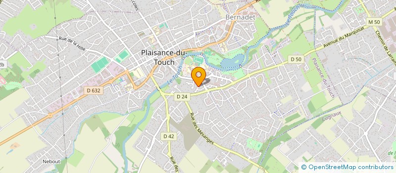 localisation de l'entreprise DECOR D AZUR  PLAISANCE DU TOUCH