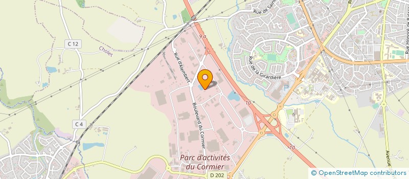 localisation de l'entreprise DECOR ENDUIT à CHOLET
