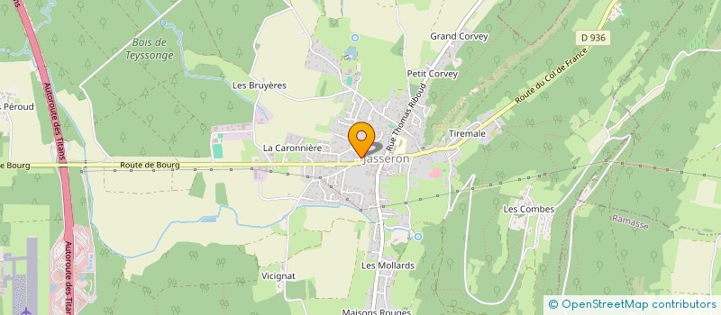 localisation de l'entreprise DECOR HOME  JASSERON