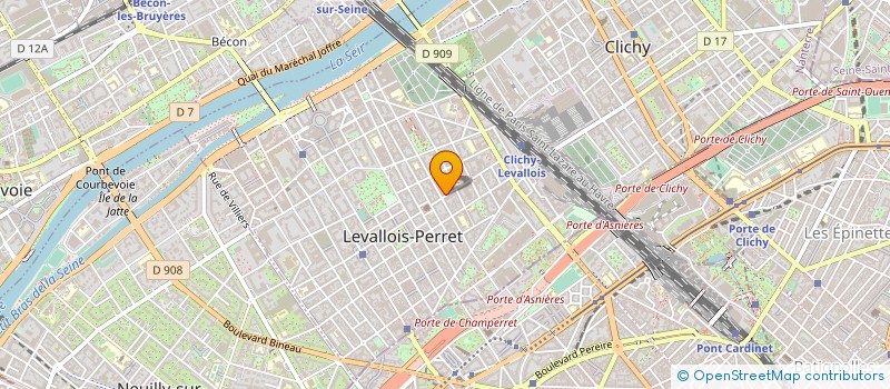 localisation de l'entreprise DECOR IMMO à LEVALLOIS-PERRET