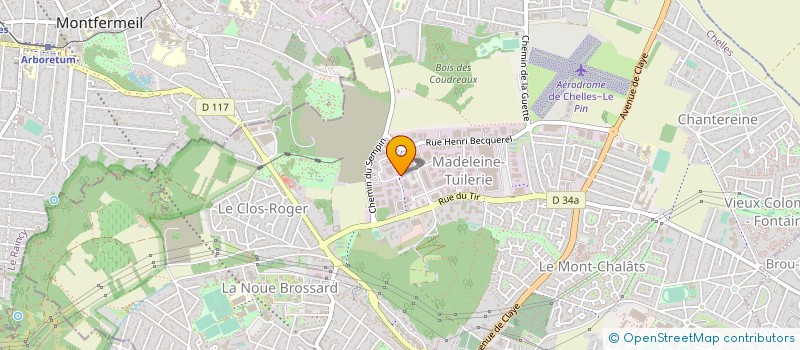 localisation de l'entreprise DECOR ISOLATION  CHELLES