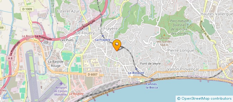 localisation de l'entreprise DECOR'LAQUE à CANNES