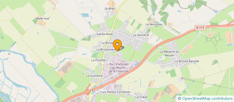 localisation de l'entreprise DECOR'MIER  SAINT-PHILBERT-DE-GRAND-LIEU