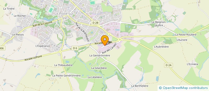 localisation de l'entreprise DECOR PEINT à LE POIRE-SUR-VIE