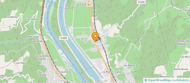 localisation de l'entreprise DECOR PEINTURE 45  PONT DE L'ISERE