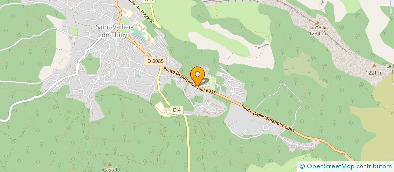 localisation de l'entreprise DECOR PEINTURE  SAINT-VALLIER-DE-THIEY