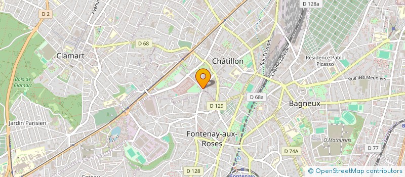 localisation de l'entreprise DECOR'S ART  CHATILLON