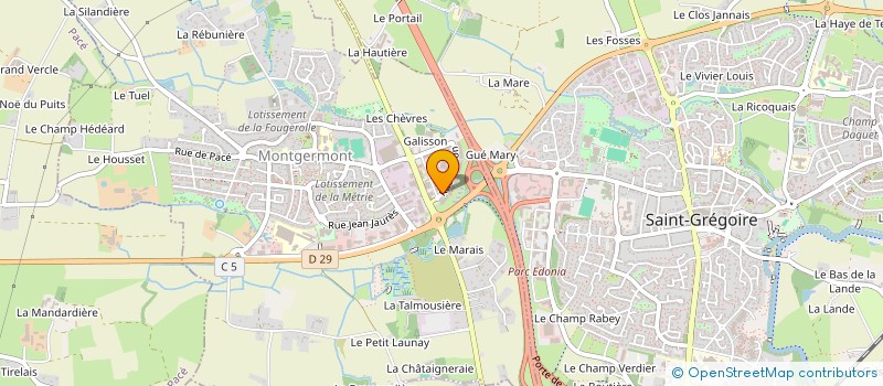 localisation de l'entreprise DECOR SALON à MONTGERMONT