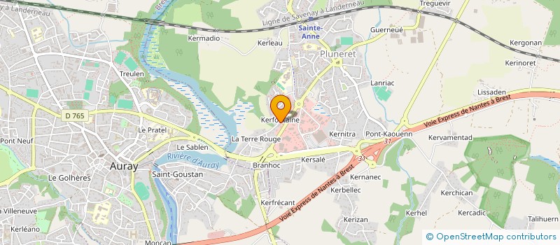 localisation de l'entreprise DECOR UM SA à PLUNERET