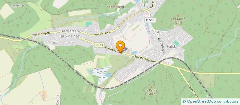 localisation de l'entreprise DECORA PEINT  HARGARTEN-AUX-MINES