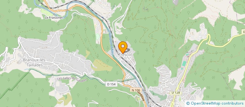 localisation de l'entreprise DECORABOIS  LA GRAND-COMBE