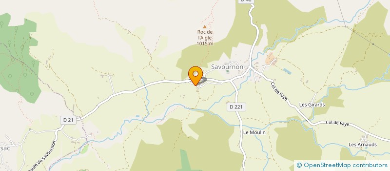 localisation de l'entreprise DECORACTION  SAVOURNON