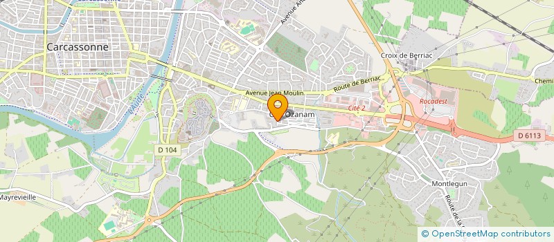localisation de l'entreprise DECORALE à CARCASSONNE