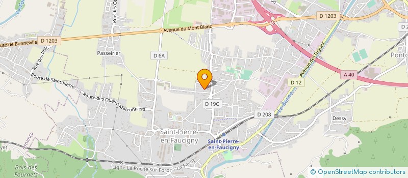 localisation de l'entreprise DECORALPEINT  ARENTHON