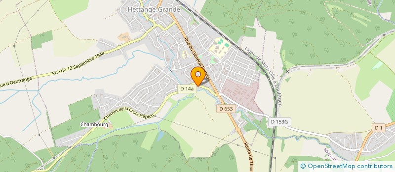 localisation de l'entreprise DECORAM à HETTANGE-GRANDE